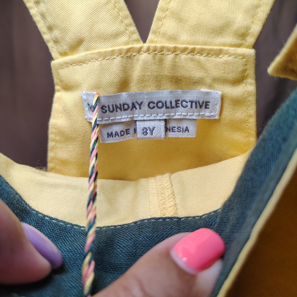 The Sunday Collective Fisherman Overalls Size 8Y - Picture 8 of 12